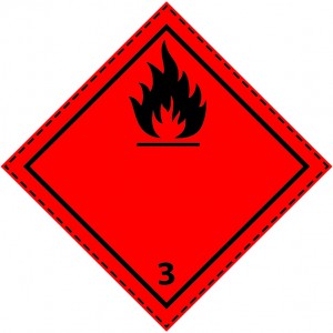 46049 - Etiquette danger colis classe 3