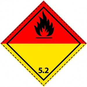 46085 - Etiquette danger colis classe 5.2